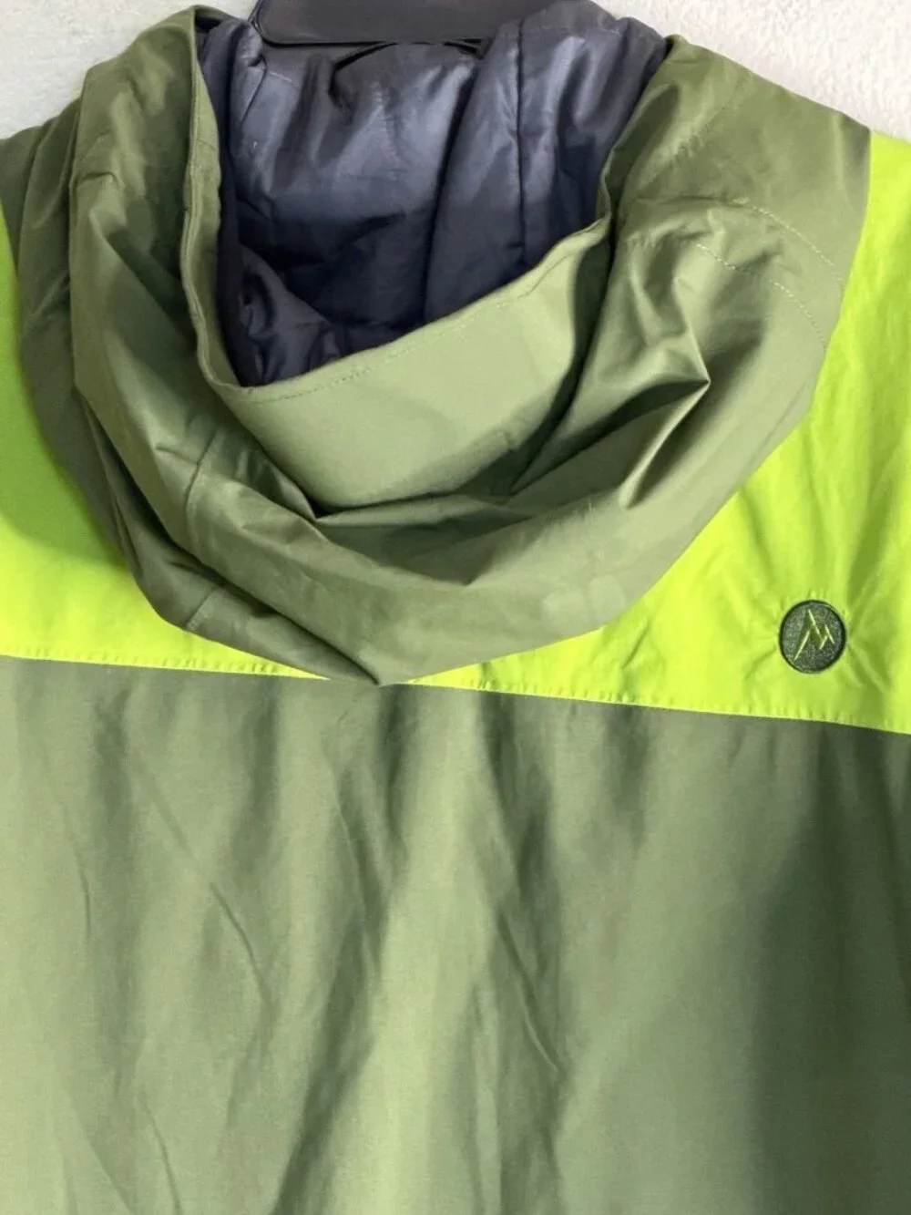 Marmot Tram Line Jacket Gorpcore Snowboard Ski Green Block Size Large